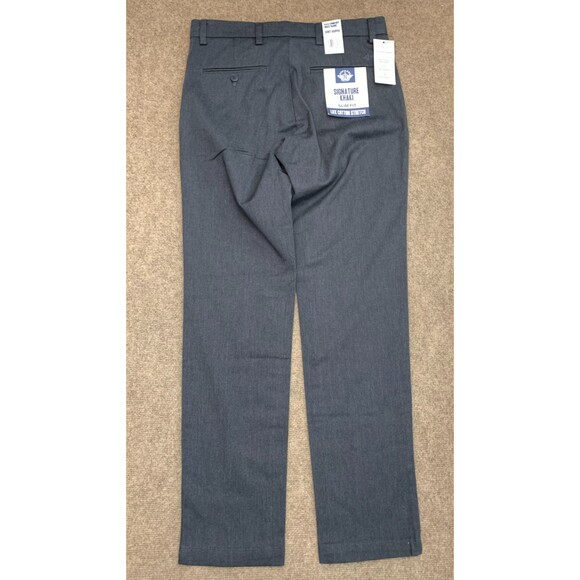 Levis Dockers Pants Mens 31x32 Flat Front Slim Fit Khaki Lux Cotton Flex Twill - Picture 2 of 10